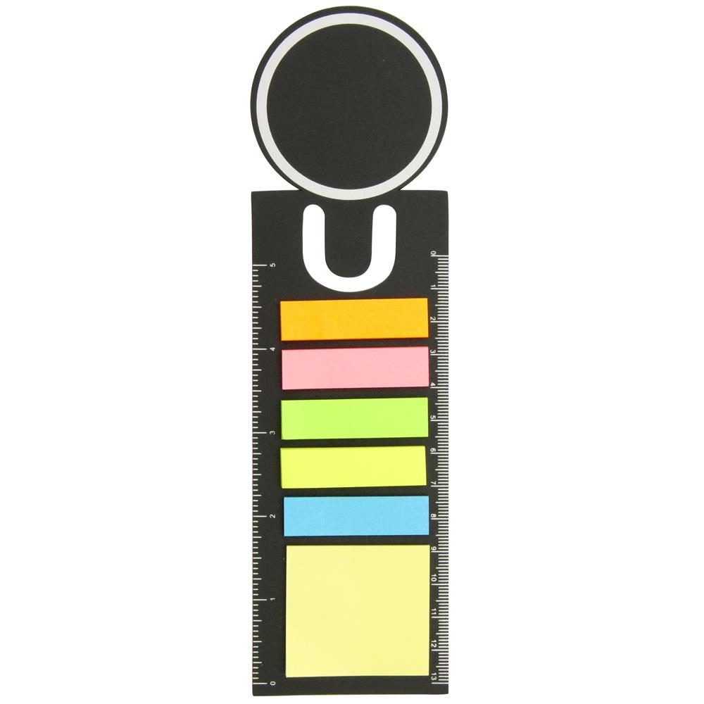 Bookmark Ruler with Sticky Notes