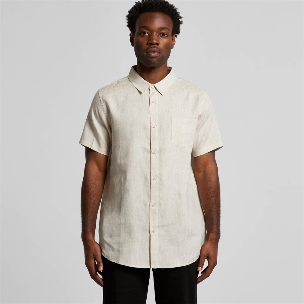 MENS LINEN S/S SHIRT