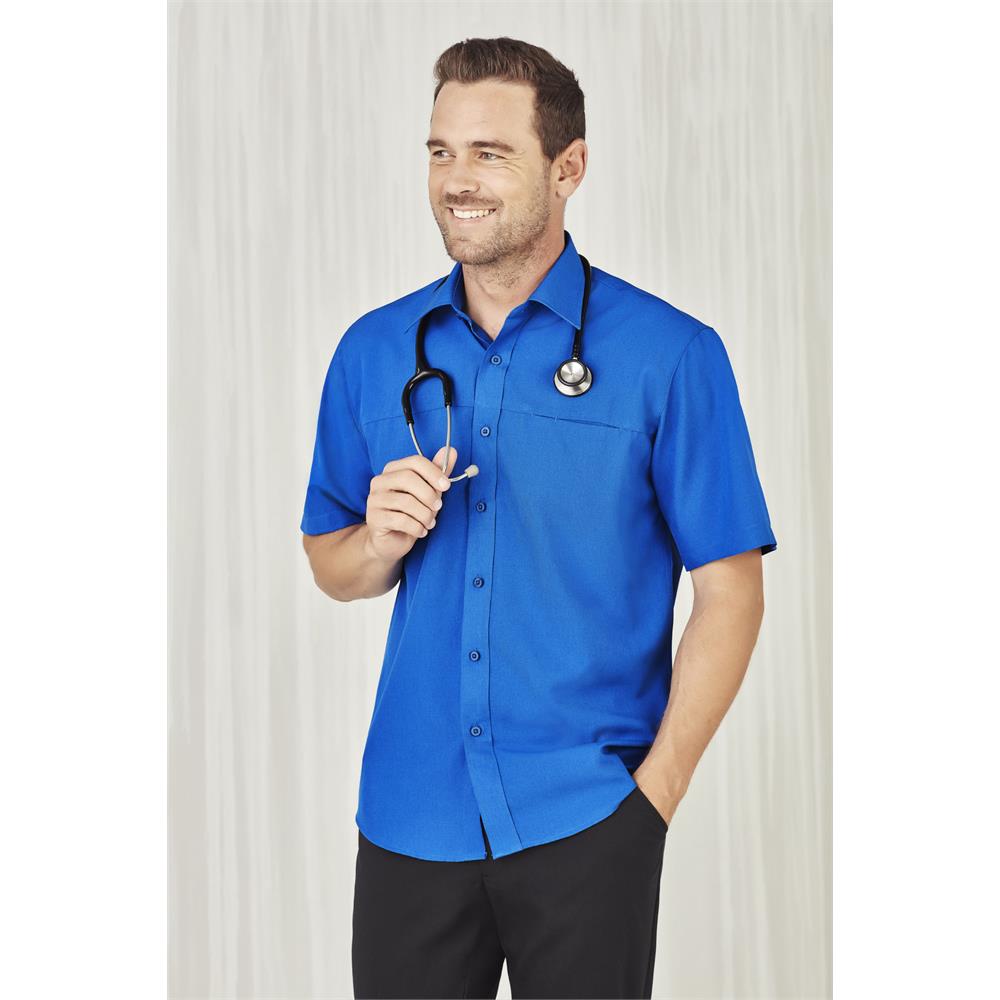 Mens Plain Oasis Short Sleeve Shirt