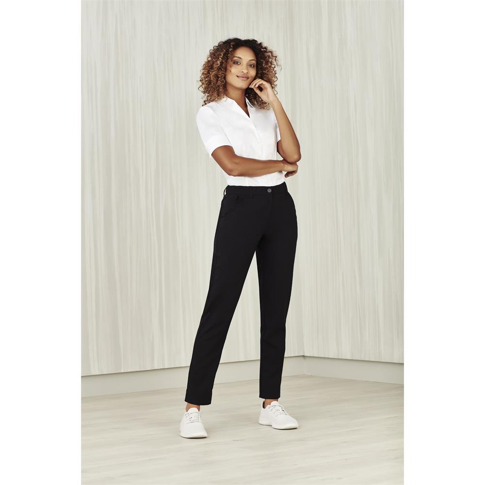 Womens Comfort Waist Slim Leg Pant